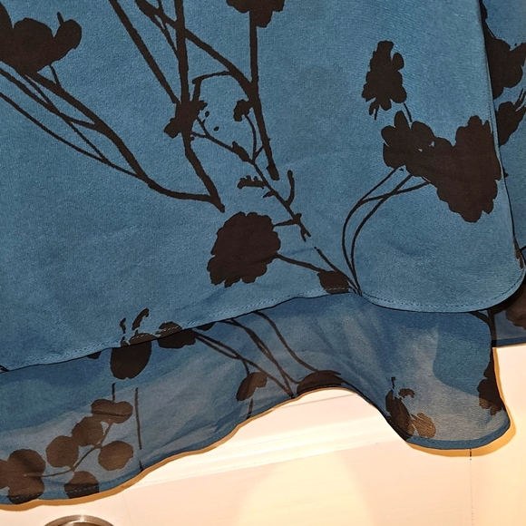 Lane Bryant, swing top, dark green, 20 - Picture 3 of 4